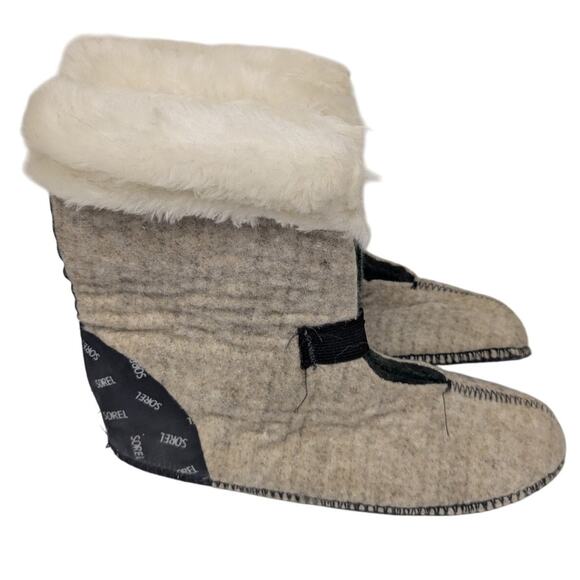 SOREL Womens Size 10 Premium Innerboot Winter Snow Boot Liner Replacements Ivory - Picture 1 of 6